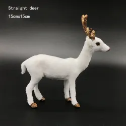 Decoração de Natal - renas brancas - veado