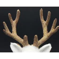 Christmas decoration - white reindeer - deerChristmas