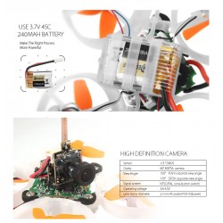 Eachine E010S - Micro - FPV - Frsky Compatible ReceiverDrones
