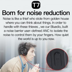 Bluedio T7 - ANC - Bluetooth 5.0 - fone de ouvido sem fio - HiFi