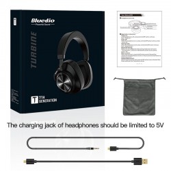 Bluedio T7 - ANC - Bluetooth 5.0 - fone de ouvido sem fio - HiFi