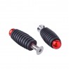 CNC - M6 - alavanca de freio de mudança de engrenagem de motocicleta - apoios para Honda CB599 CB600 HORNET CBR600F CBR600RR CB9