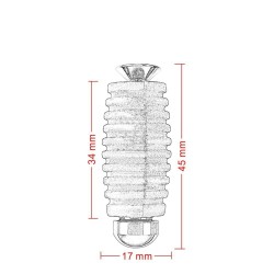 CNC - M6 - alavanca de freio de mudança de engrenagem de motocicleta - apoios para Honda CB599 CB600 HORNET CBR600F CBR600RR CB9