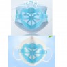 10 peças - 3D face sob máscara titular - suporte