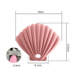 Caixa de armazenamento em forma de campainha para máscaras de rosto / boca - saco de silicone