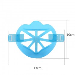 10 peças - 3D face sob máscara titular - suporte
