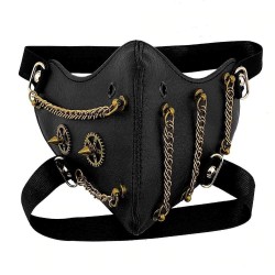 Engrenagens Steampunk - Máscara - Gótico