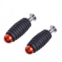 CNC - M6 - alavanca de freio de mudança de engrenagem de motocicleta - apoios para Honda CB599 CB600 HORNET CBR600F CBR600RR CB9