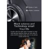Bluedio T7 - ANC - Bluetooth 5.0 - fone de ouvido sem fio - HiFi