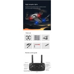 S60 Mini Drone - WIFI - FPV - 4K HD Dual Camera - 15mins Flight Time - Foldable - RTFDrones