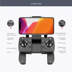 LSRC LS-25 - Mini - GPS - 5G - WiFi - FPV - 6K/4K ESC HD Dual Camera - Dobrável - RTF