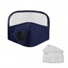 Máscara de rosto - Lavável - Preto - Azul - Vermelho