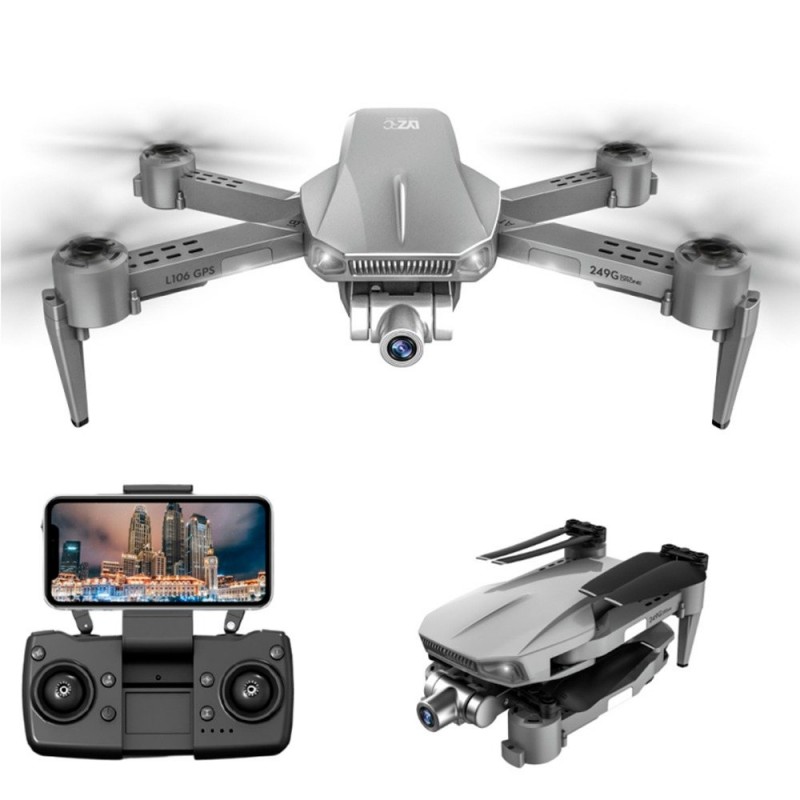 LYZRC L106 Pro 5G - WIFI - FPV - GPS - 4K HD Dual Camera - Dois eixos - Dobrável - RTF LYZRC L106 Pro 5G - WIFI - FPV - GPS - 4K HD Dual Camera - Dois eixos - Dobrável - RTF