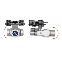 LYZRC L106 Pro 5G - WIFI - FPV - GPS - 4K HD Dual Camera - Dois eixos - Dobrável - RTF