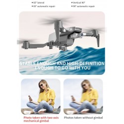 LYZRC L106 Pro 5G - WIFI - FPV - GPS - 4K HD Dual Camera - Dois eixos - Dobrável - RTF