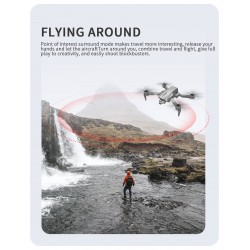 LYZRC L106 Pro 5G - WIFI - FPV - GPS - 4K HD Dual Camera - Dois eixos - Dobrável - RTF
