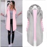 Mulheres Coats - Casual - Com capuz - Rosa - Azul - Preto