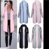 Mulheres Coats - Casual - Com capuz - Rosa - Azul - Preto