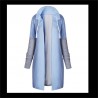 Mulheres Coats - Casual - Com capuz - Rosa - Azul - Preto