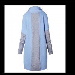 Mulheres Coats - Casual - Com capuz - Rosa - Azul - Preto