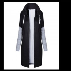 Mulheres Coats - Casual - Com capuz - Rosa - Azul - Preto