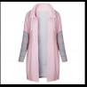 Mulheres Coats - Casual - Com capuz - Rosa - Azul - Preto