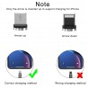 Cabo USB magnético LED - carregamento rápido - Tipo C - Micro USB - iOS