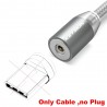 Cabo USB magnético LED - carregamento rápido - Tipo C - Micro USB - iOS