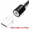 Cabo USB magnético LED - carregamento rápido - Tipo C - Micro USB - iOS