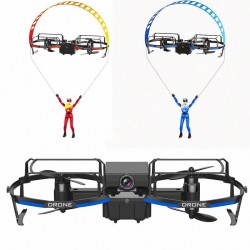 2 em 1 RC Stunt Paraglider - WIFI - HD Camera - Mini Drone - RTF
