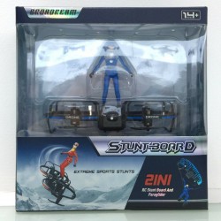 2 em 1 RC Stunt Paraglider - WIFI - HD Camera - Mini Drone - RTF