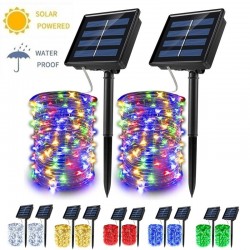 Decorações de Natal - Solar String - luzes de fadas - impermeável