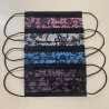 Máscaras protetoras de boca / rosto - descartável - 3-camada - design de renda - 10 - 50 - 100 peças