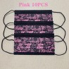 Máscaras protetoras de boca / rosto - descartável - 3-camada - design de renda - 10 - 50 - 100 peças