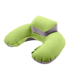 Travesseiro de viagem - suporte inflável - em forma de U