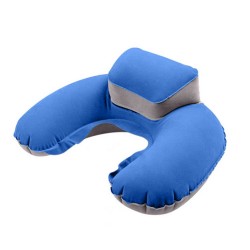 Travesseiro de viagem - suporte inflável - em forma de U