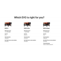 EVO II PRO - Dual GPS - 9KM - FPV - 8K HD Camera - 40mins tempo de voo