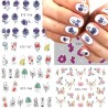 Adesivos de arte de unhas - flores