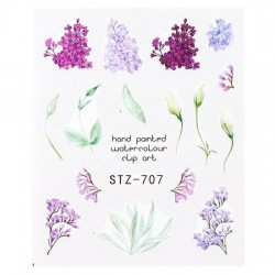 Adesivos de arte de unhas - flores