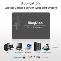 KingDian - SSD - unidade de estado sólido interno - 16GB - 32GB - 60GB - 120GB - 128GB - 240GB - 256GB - 480GB - 512GB - 1TB - 2