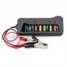 12V car battery tester - LED lights displayDiagnosis