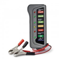 12V car battery tester - LED lights displayDiagnosis