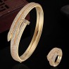 Gold-color bracelet - love banglesBracelets