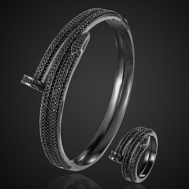 Gold-color bracelet - love banglesBracelets