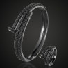 Gold-color bracelet - love banglesBracelets