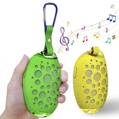 MG X1 - mini manga - alto-falante Bluetooth - impermeável - com gancho de metal
