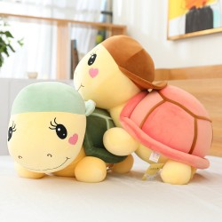 Tartaruga com um chapéu - brinquedo de pelúcia - 25cm - 35cm - 45cm - 60cm