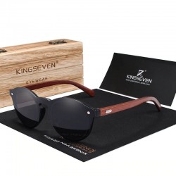 Óculos de sol de madeira - feitos à mão - UV400 - unisex