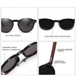 Óculos de sol de madeira - feitos à mão - UV400 - unisex