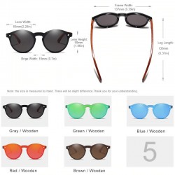 Óculos de sol de madeira - feitos à mão - UV400 - unisex